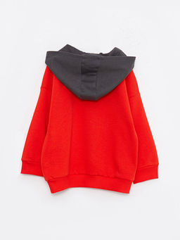 Uzun Kollu Bask?l? Erkek Bebek Hoodie - Waikiki фото 2