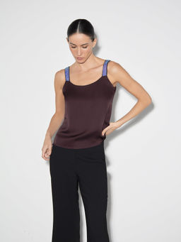 Однотонный топ B2994/patel - Emka фото 5