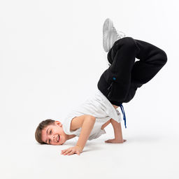 RODOS Брюки детские с начесом М-237 Чёрный/Васильковый