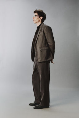 WASHED-EFFECT SUIT TROUSERS - Zara фото 18