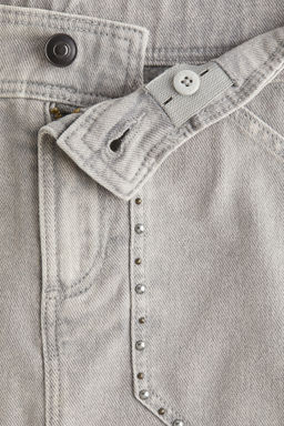 Falda denim con tachuelas - H&m фото 3