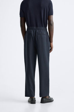 LYOCELL JOGGER WAIST TROUSERS - Zara фото 3