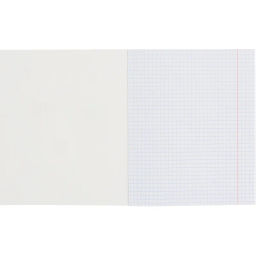 Тетрадь общая А5 48л Avocat фиол.,клет,скреп, ВД-лак