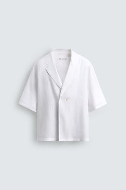100% LINEN KIMONO SHIRT - Zara фото 17