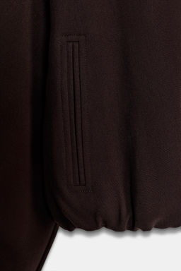 CHAQUETA GLOBO CREMALLERA / Marr?n - Zara фото 9