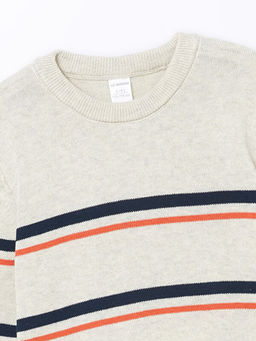 Bisiklet Yaka Uzun Kollu Erkek Bebek Triko Kazak - Waikiki фото 2