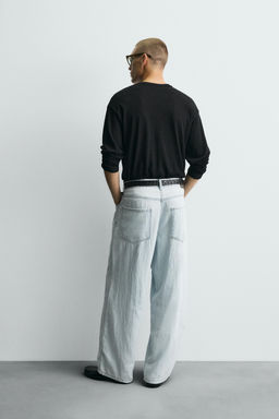 LIGHTWEIGHT LOOSE WIDE-LEG JEANS - Zara фото 12