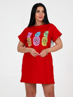 Т-35 ТУНИКА ЖЕНСКАЯ (Красный) - А-дина фото 4