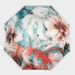 Зонт механический Фауна, эпонж, 4 сложения, 8 спиц, R = 48 см, цвет МИКС - Simaland фото 8