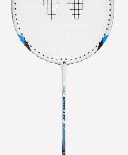 Набор для бадминтона Wish Steeltec 9 (2 ракетки + 2 волана), белый/синий  фото 5
