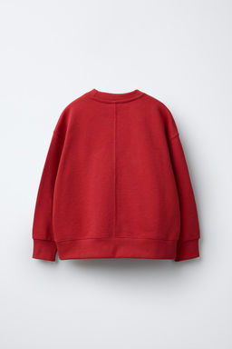 BASIC PLUSH SWEATSHIRT - Zara фото 3