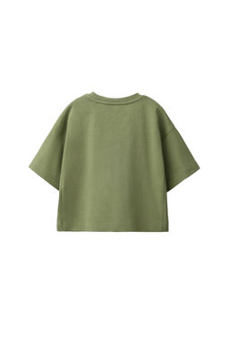 CAMISETA LISA HEAVY JERSEY / Khaki - Zara фото 7