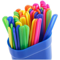 Цена за 10 шт. Счетные палочки 50 штук в пенале Calligrata, МИКС