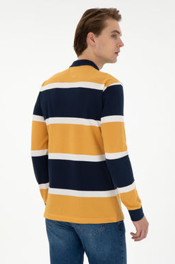 Erkek Hardal Sweatshirt