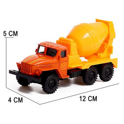 Грузовик металлический УРАЛ Бетон, инерция, масштаб 1:43 - Автоград фото 2