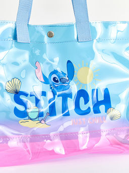 Stitch Bask?l? K?z ?ocuk Plaj ?antas?
