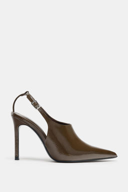 HIGH VAMP SLINGBACK SHOES - Zara фото 2