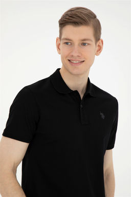 Мужская черная футболка - U.s. polo assn фото 2