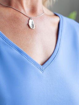 D49.100 Футболка женская васильковый