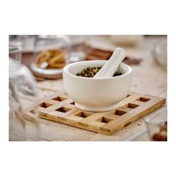 Ступка с пестиком Walmer Classic, 12 см, цвет белый  фото 5