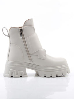 04-PAS148-2Z MILK Ботинки зимние женские (натуральная кожа, 100% шерсть)