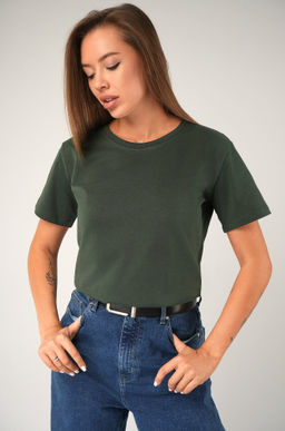 Женская базовая хлопковая футболка Happyfox