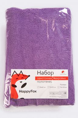 Набор для ванны из 3х махровых полотенец Happy Fox Home  фото 45