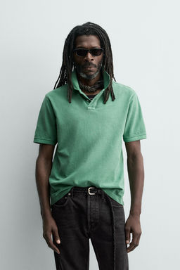 POLO PIQU? LAVADO AARON LEVINE X ZARA / Negro  фото 10