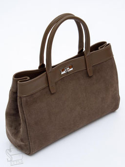 Сумка женская кожаная 999010NN gray Natale Navetta  в Новосибирске