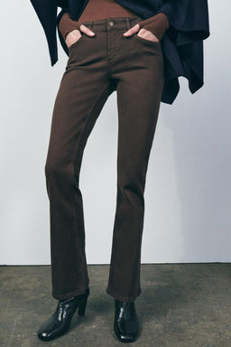 ZW COLLECTION BOOTCUT LOW-RISE JEANS - Zara фото 12