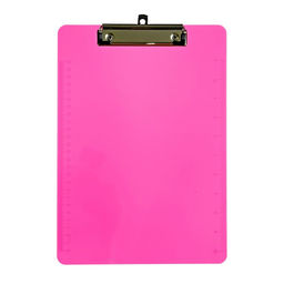 Планшет с прижимом формат А4 пластик, тонированный, с линейкой, МИКС - Calligrata фото 3