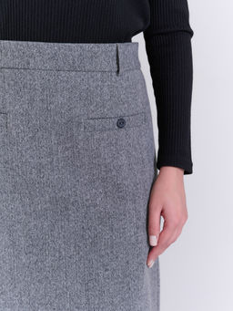 Юбка для холодной погоды с шерстью