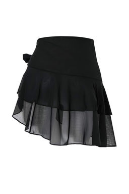 Siyah Orme Mesh Detayl? F?rf?rl? Plaj Pareo TBESS26PR00004 - Trendyolmilla фото 2