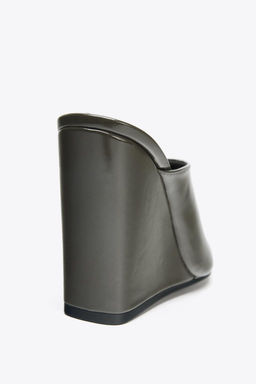 PATENT WEDGE HEELS - Zara фото 7