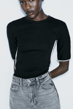 BODYSUIT WITH TRIM DETAIL - Zara фото 9