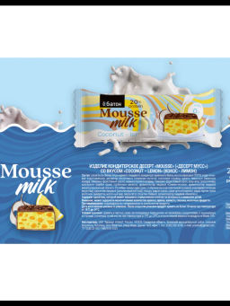Десерт Mousse (Десерт Мусс) Coconut lemon (Кокос-лимон) ТМ Ё|батон, 40 г - Ебатон фото 5