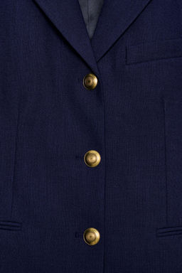 BLAZER BOTONES ZW COLLECTION / Azul?n - Zara фото 5