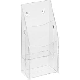 Подставка настольная /настенная Комус 1/3 А4 2отделения акрил