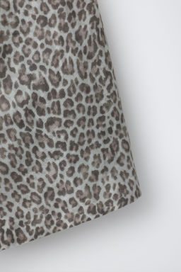 MONO CORTO ANIMAL PRINT / Marr?n / Crudo - Zara фото 7