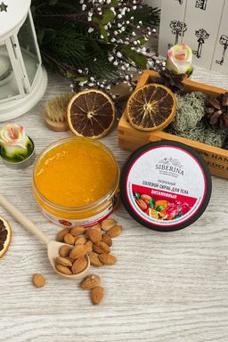 Солевой скраб для тела Витаминный