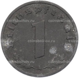 Монета 1 рейхспфенниг 1942 года A Германия