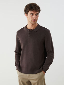 Polo Yaka Erkek Triko Kazak