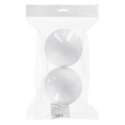 Заготовка пенополистирол d 12 см "Шар" 120 мм, 2 шт. "Love2art"