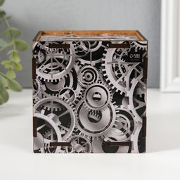 Деревянная копилка для денег «Ты можешь все», куб, с надписью, 10×10×10 см