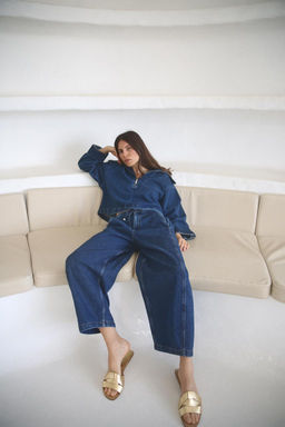 Z1975 HIGH-WAIST DRAWSTRING JEANS