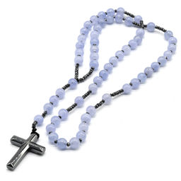 Четки православные с крестом из гематита