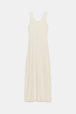 VESTIDO RIB CUELLO HALTER / Crudo - Zara фото 6