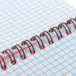 Цена за 2 шт. Блокнот А6, 80 листов в клетку на гребне «Красный. Неон», пластиковая обложка, блок офсет