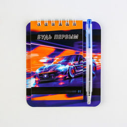 Набор Будь первым блокнот А7, 32 листа, мини-ручка синяя паста, пишущий узел 0.5 мм - Artfox фото 9