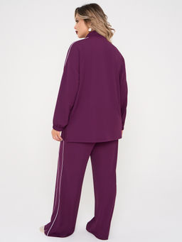 Джемпер 0431-1с сливовый